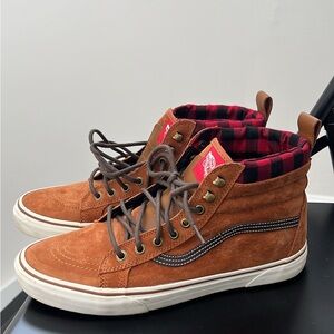 Vans Suede Brown High-Top Sneakers